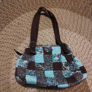 Donna Sharp Quilted Satchel VINTAGE